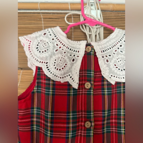 Red Plaid Christmas Tartan Dress - Picture 6 of 6